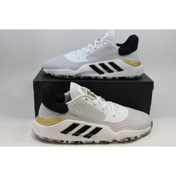 Men's Pro Bounce 2019 Low Footwear White EE0472 - Picture 4 of 8